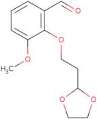 2-[2-(1,3-Dioxolan-2-yl)ethoxy]-3-methoxybenzaldehyde