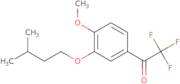 2,2,2-Trifluoro-1-(3-(isopentyloxy)-4-methoxyphenyl)ethanone