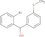 (2-Bromophenyl)(3-(methylthio)phenyl)methanol