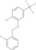 4-Chloro-3-[(2-fluorophenyl)methoxy]benzotrifluoride