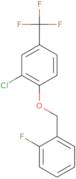 3-Chloro-4-[(2-fluorophenyl)methoxy]benzotrifluoride