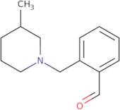 2-((3-Methylpiperidin-1-yl)methyl)benzaldehyde