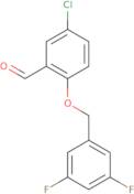 5-Chloro-2-((3,5-difluorobenzyl)oxy)benzaldehyde