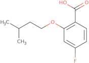 4-Fluoro-2-(isopentyloxy)benzoic acid