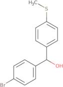(4-Bromophenyl)(4-(methylthio)phenyl)methanol
