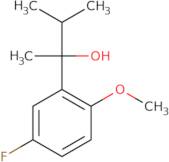 2-(3-Fluoro-6-methoxyphenyl)-3-methyl-butan-2-ol