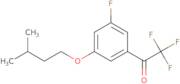 2,2,2-Trifluoro-1-(3-fluoro-5-(isopentyloxy)phenyl)ethanone