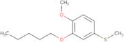 (4-Methoxy-3-(pentyloxy)phenyl)(methyl)sulfane