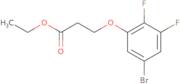 Ethyl 3-(3-bromo-5,6-difluoro-phenoxy)propanoate