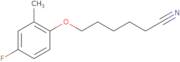 6-(4-Fluoro-2-methyl-phenoxy)hexanenitrile