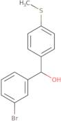 (3-Bromophenyl)(4-(methylthio)phenyl)methanol