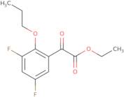 Ethyl 2-(3,5-difluoro-2-propoxyphenyl)-2-oxoacetate