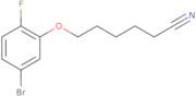 6-(3-Bromo-6-fluoro-phenoxy)hexanenitrile