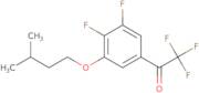 1-(3,4-Difluoro-5-(isopentyloxy)phenyl)-2,2,2-trifluoroethanone