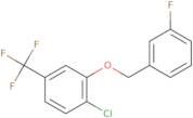 4-Chloro-3-[(3-fluorophenyl)methoxy]benzotrifluoride