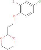 2-[2-(2-Bromo-4-chloro-phenoxy)ethyl]-1,3-dioxane