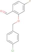 2-((4-Chlorobenzyl)oxy)-4-fluorobenzaldehyde