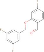 2-((3,5-Difluorobenzyl)oxy)-4-fluorobenzaldehyde