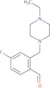 4-Fluoro-2-[(4-ethylpiperazino)methyl]benzaldehyde