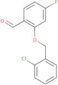 2-((2-Chlorobenzyl)oxy)-4-fluorobenzaldehyde