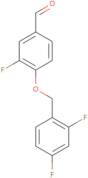 4-((2,4-Difluorobenzyl)oxy)-3-fluorobenzaldehyde