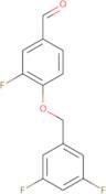 4-((3,5-Difluorobenzyl)oxy)-3-fluorobenzaldehyde