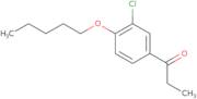 1-(3-Chloro-4-(pentyloxy)phenyl)propan-1-one