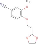 4-(2-(1,3-Dioxolan-2-yl)ethoxy)-3-methoxybenzonitrile