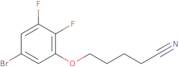 5-(3-Bromo-5,6-difluoro-phenoxy)pentanenitrile