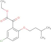 Ethyl 2-(5-chloro-2-(isopentyloxy)phenyl)-2-oxoacetate