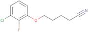 5-(3-Chloro-2-fluoro-phenoxy)pentanenitrile