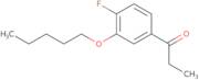 1-(4-Fluoro-3-(pentyloxy)phenyl)propan-1-one