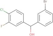 (3-Bromophenyl)(4-chloro-3-fluorophenyl)methanol