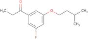 1-(3-Fluoro-5-(isopentyloxy)phenyl)propan-1-one