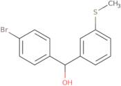 (4-Bromophenyl)(3-(methylthio)phenyl)methanol