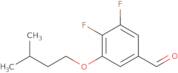 3,4-Difluoro-5-(isopentyloxy)benzaldehyde