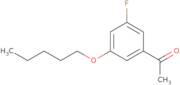 1-(3-Fluoro-5-(pentyloxy)phenyl)ethanone