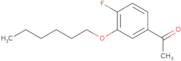 1-(4-Fluoro-3-(hexyloxy)phenyl)ethanone