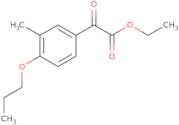 Ethyl 2-(3-methyl-4-propoxyphenyl)-2-oxoacetate