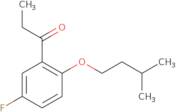 1-(5-Fluoro-2-(isopentyloxy)phenyl)propan-1-one