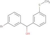 (3-Bromophenyl)[3-(methylsulfanyl)phenyl]methanol