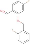 4-Fluoro-2-((2-fluorobenzyl)oxy)benzaldehyde