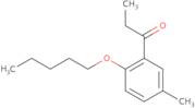 1-(5-Methyl-2-(pentyloxy)phenyl)propan-1-one