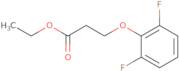 Ethyl 3-(2,6-difluoro-phenoxy)propanoate