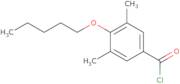 3,5-Dimethyl-4-(pentyloxy)benzoyl chloride