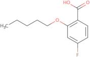 4-Fluoro-2-(pentyloxy)benzoic acid