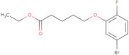 Ethyl 5-(3-bromo-6-fluoro-phenoxy)pentanoate