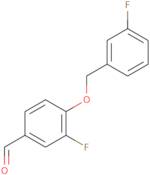 3-Fluoro-4-((3-fluorobenzyl)oxy)benzaldehyde