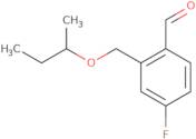 2-[(Sec-butyloxy)methyl]-4-fluorobenzaldehyde