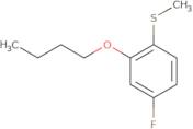 (2-Butoxy-4-fluorophenyl)(methyl)sulfane